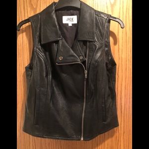 NWOT faux leather Moro vest from Jack /DD Dakota